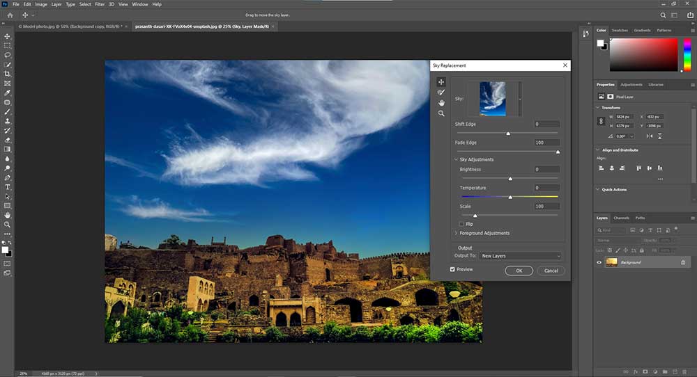 Use Sky Replacement too in photoshop