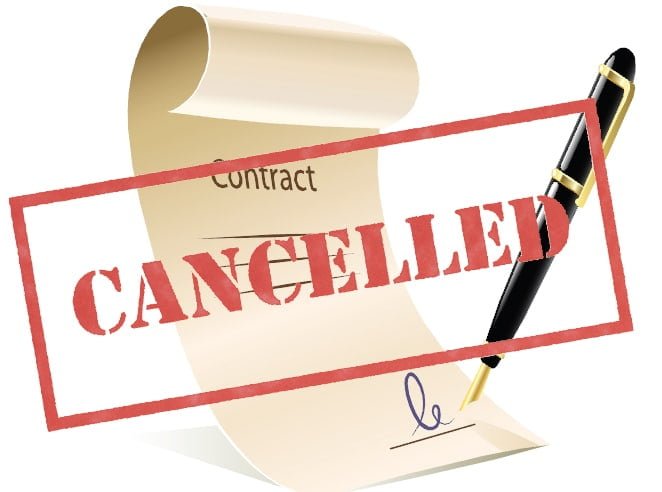 Contract Cancellation