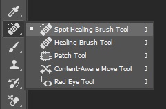 Spot Healing Brush Tool