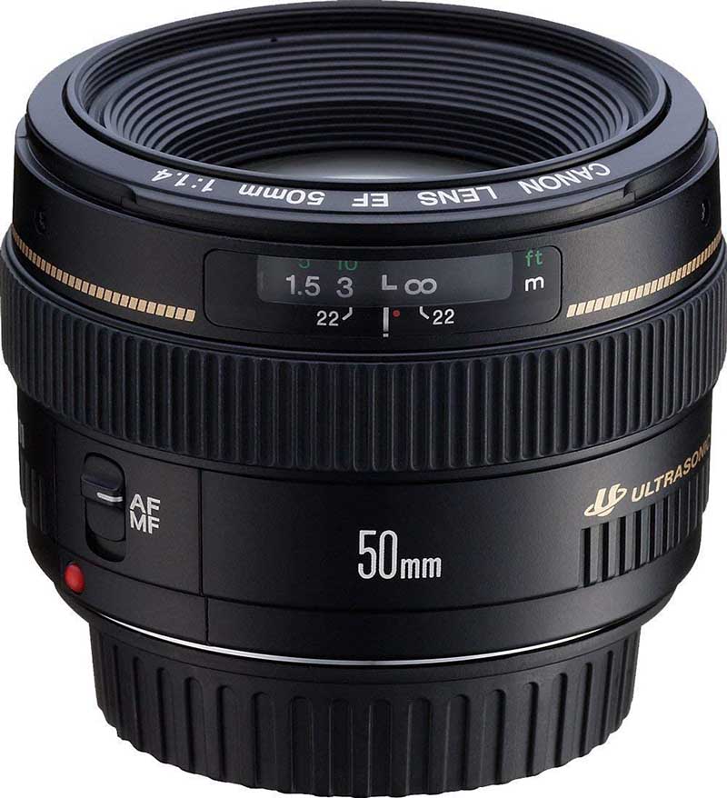 Canon EF 50mm f1.4 USM Camera Lens