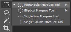 select the Marquee Tool