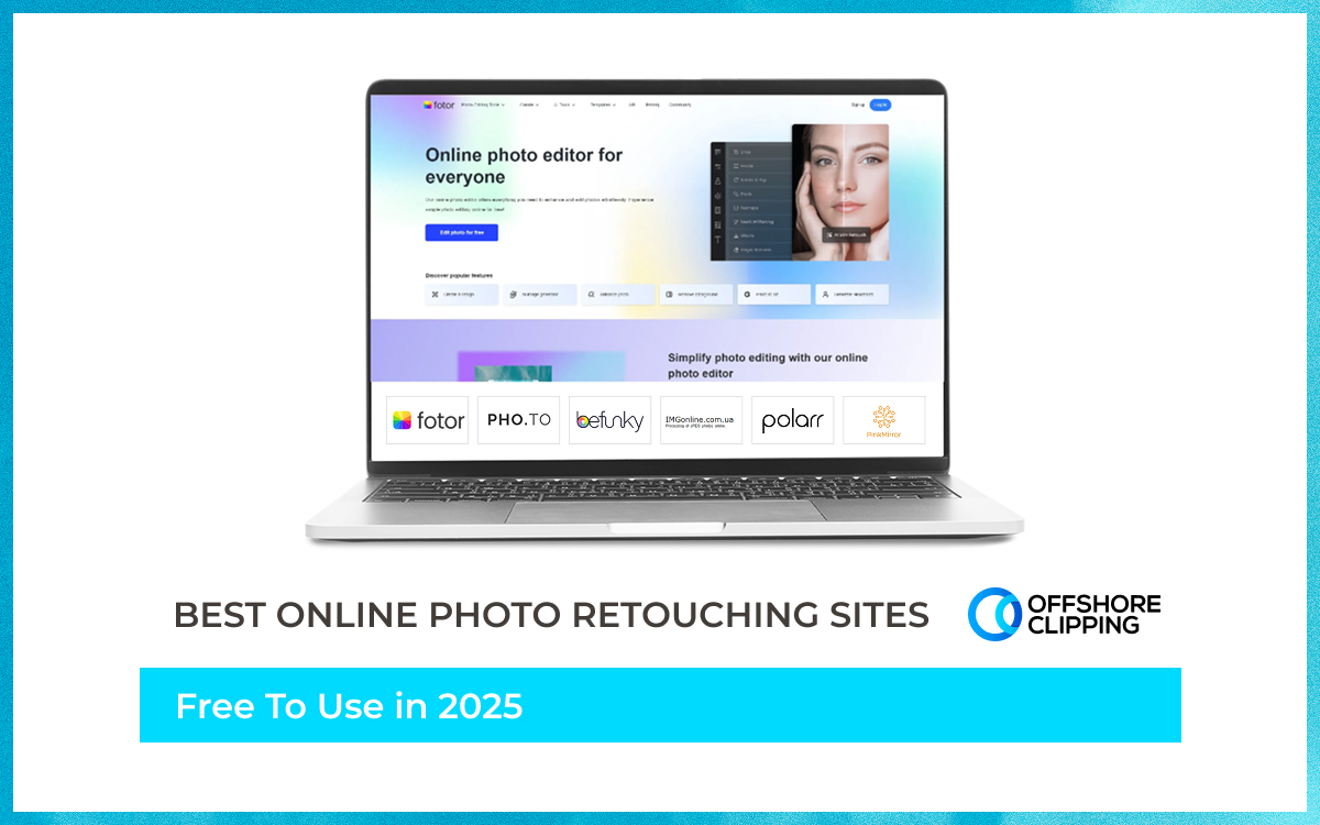 6 best online photo retouching service that free to use, logo & name displayed