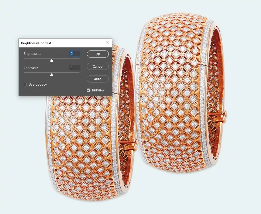 Adjust exposure and contrast