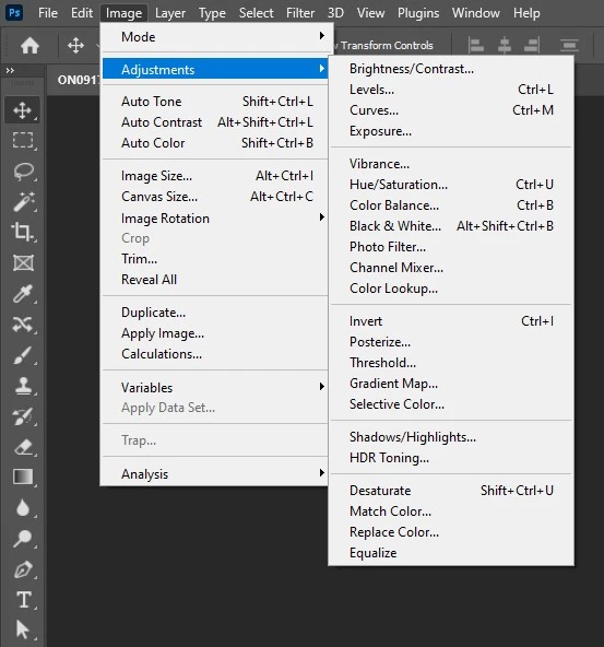 Correct color and tone