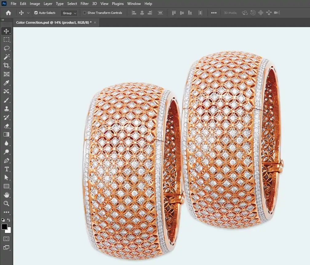 Correct white balance