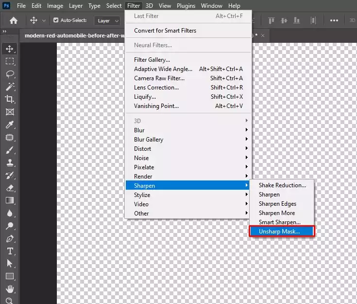 Add final sharpening