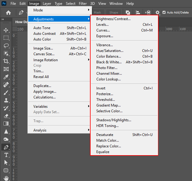 adjust brightness and color