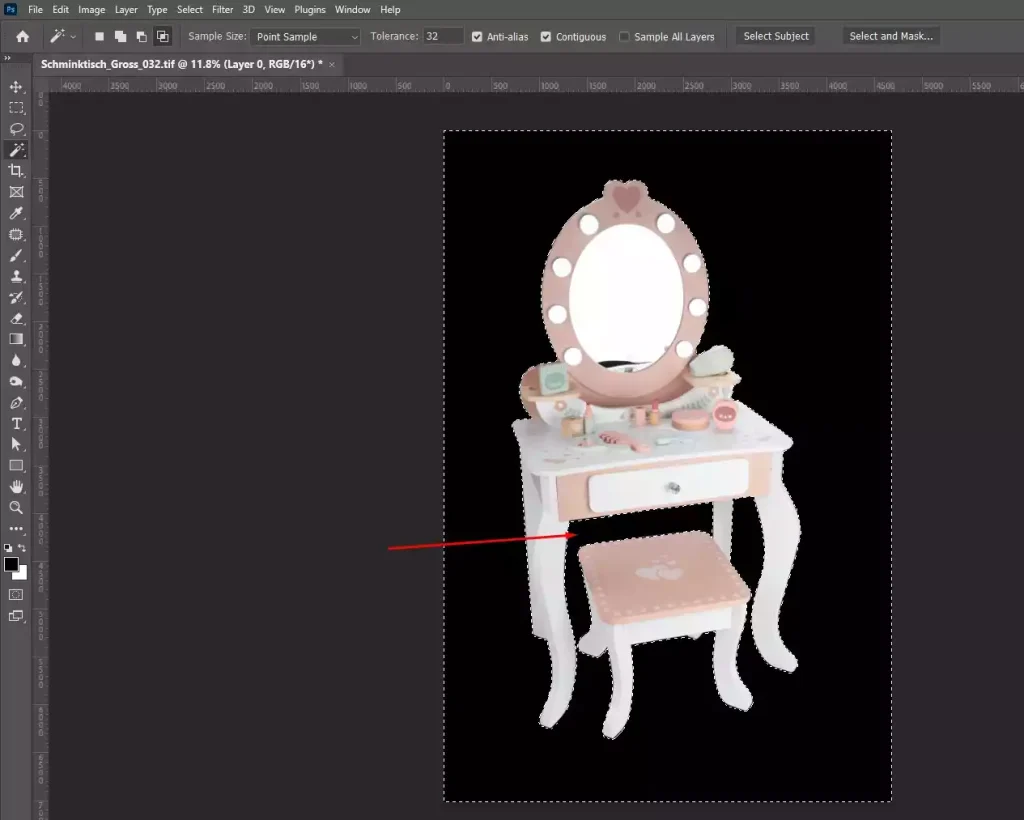 Add or subtract from selection