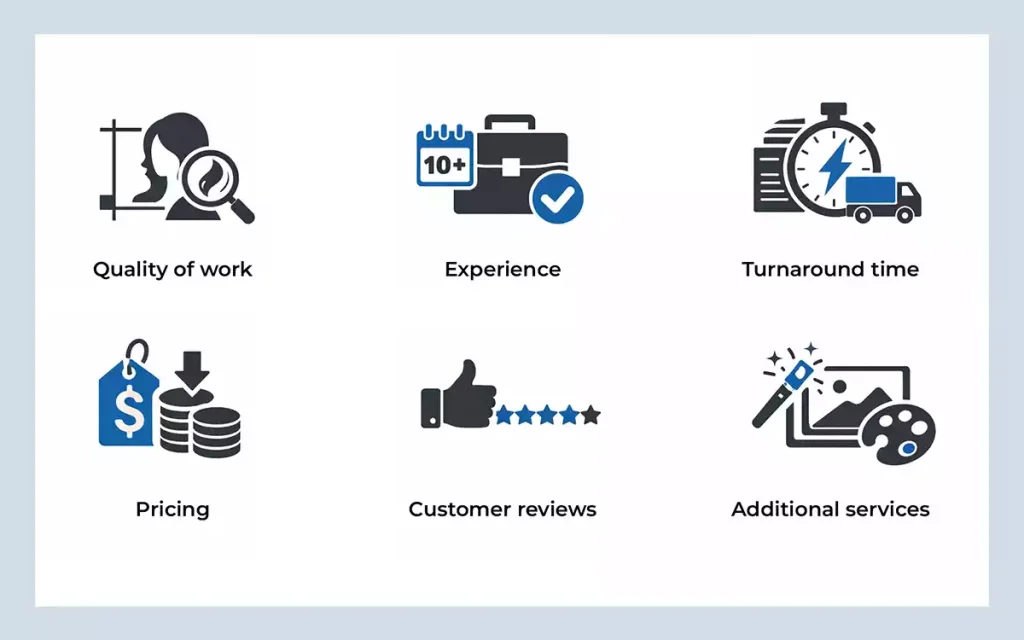 Choose the best background removal service provider in the usa infographic