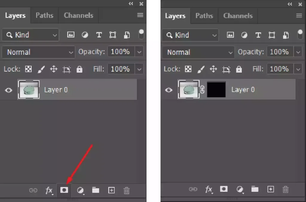 Create black layer mask