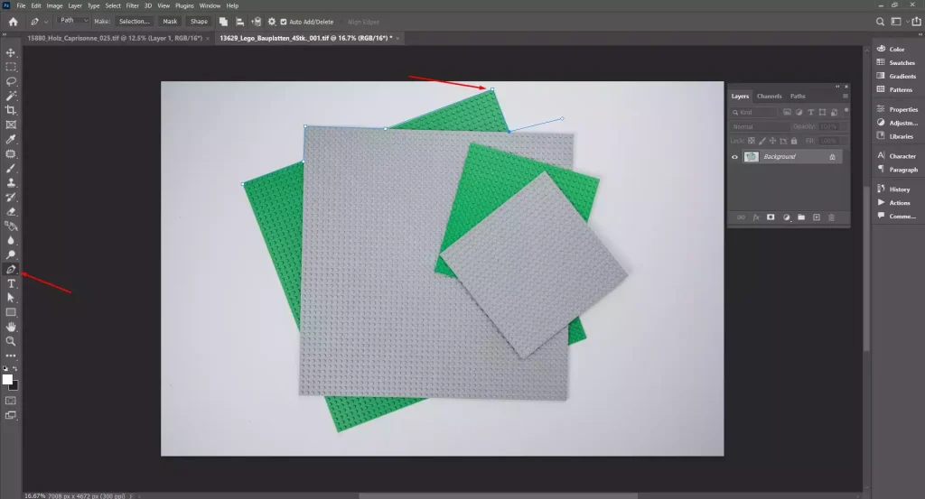 Create the clipping path