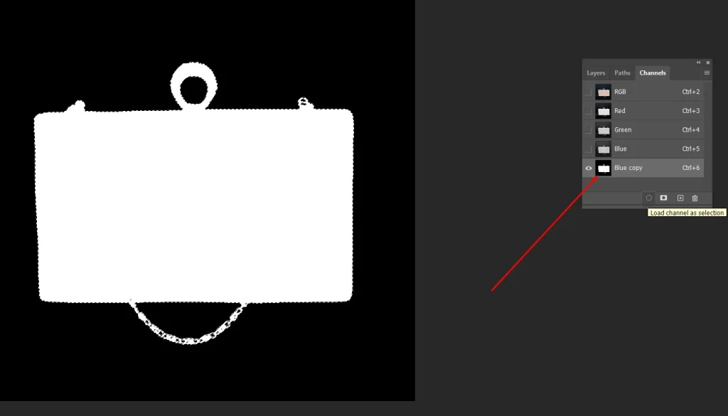 Load channel as selection