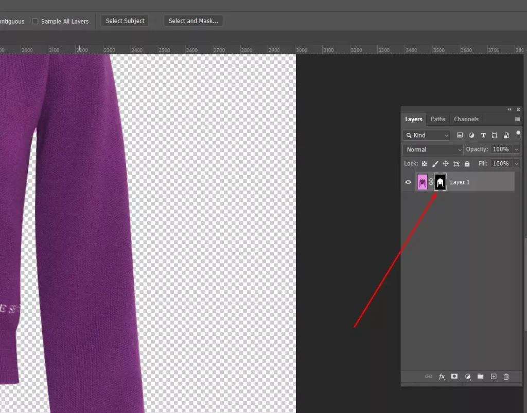 Manually refine the mask and adjust background