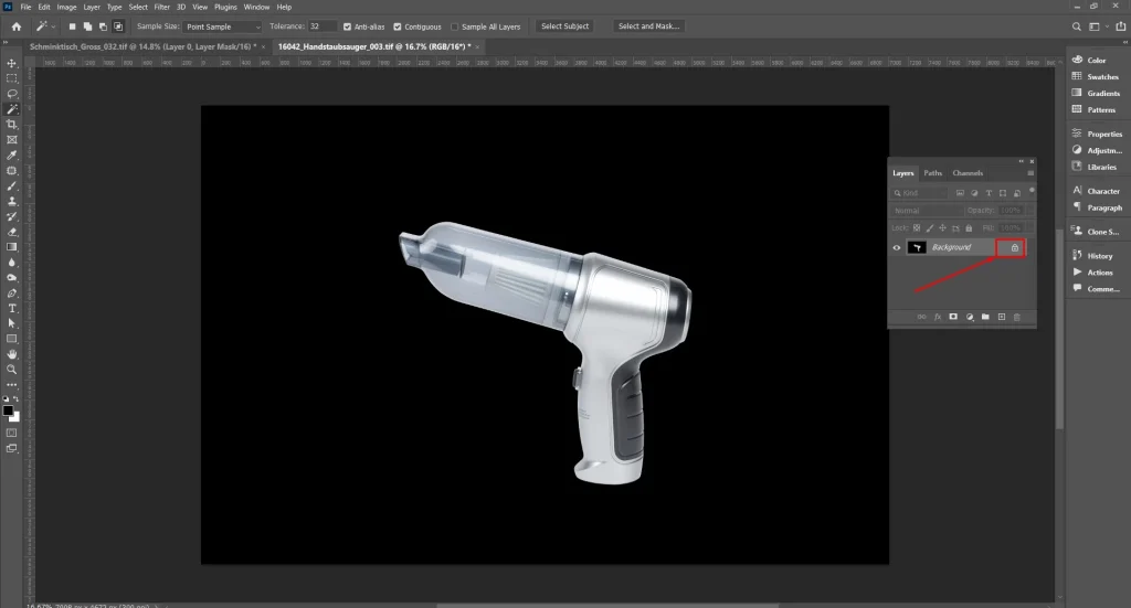 Open and unlock your image