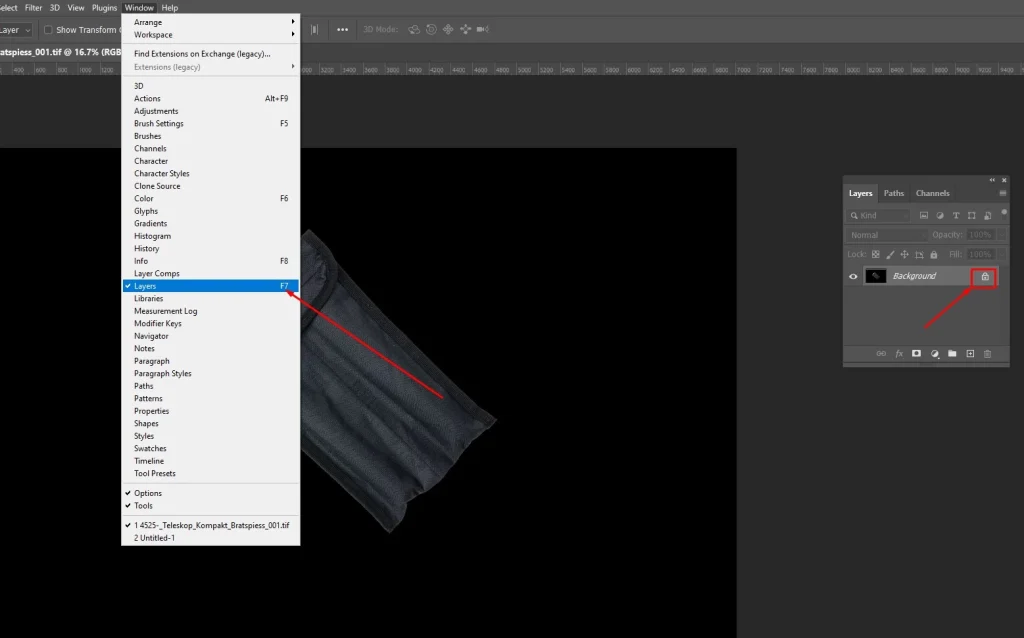Open and unlock your image