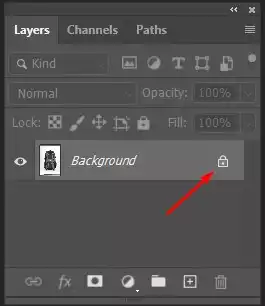 Open the layers panel