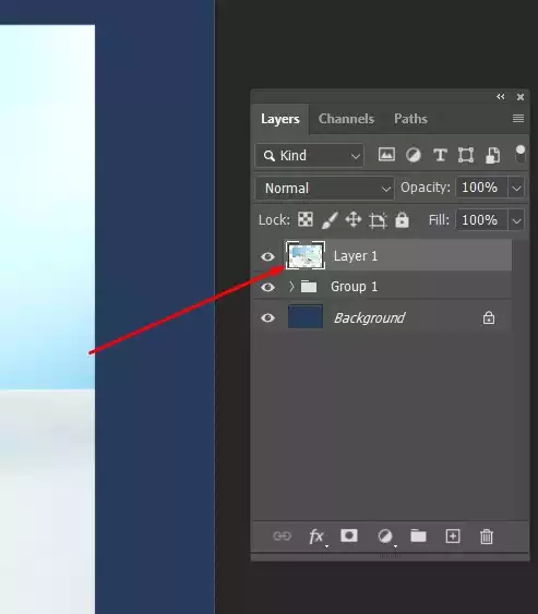 Organize layers into a group layer
