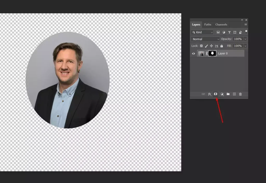 Select the layer mask