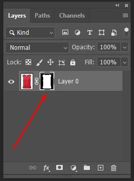 Select the targeted layer