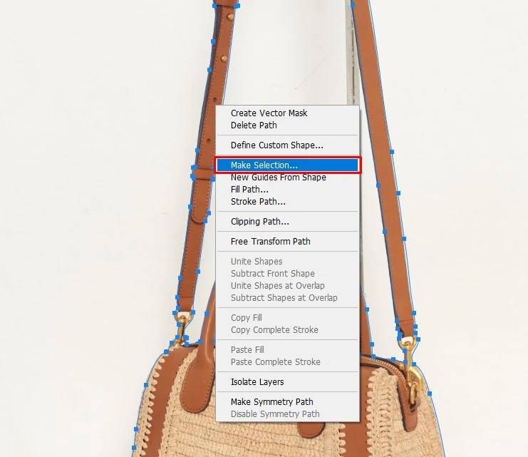 Clean and extend the background make selection