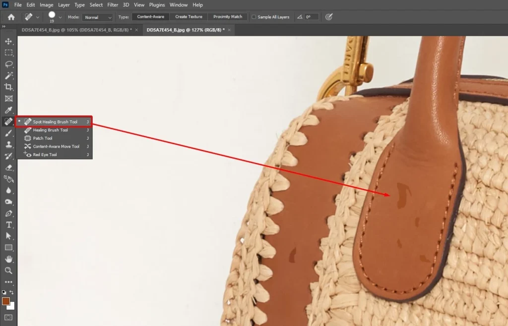 Remove flaws and surface imperfections