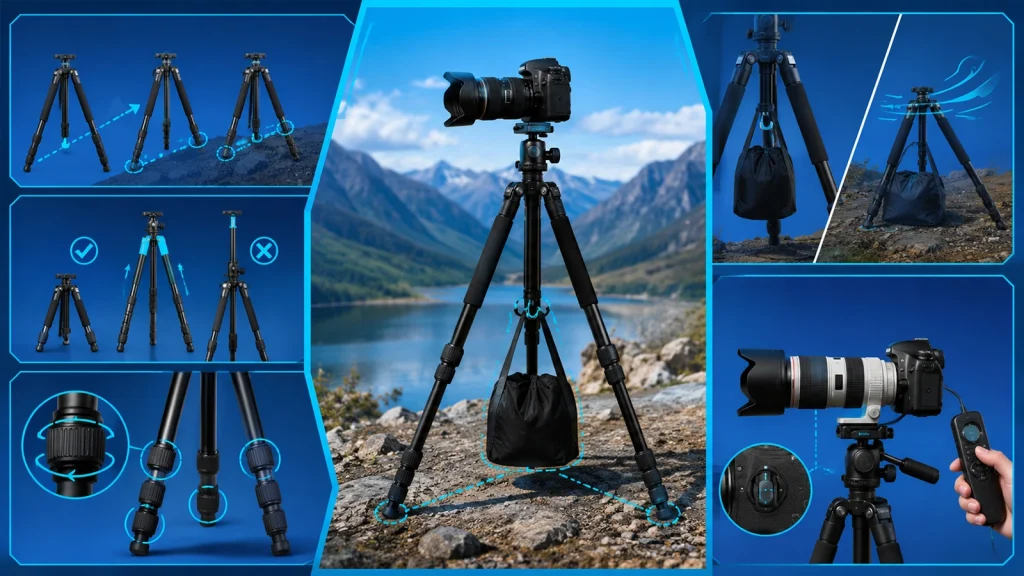 Strategic-Tripod-Positioning-for-Maximum-Stability-and-Balance