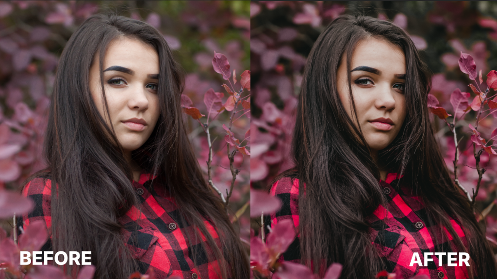 Color Correction in a Photograph