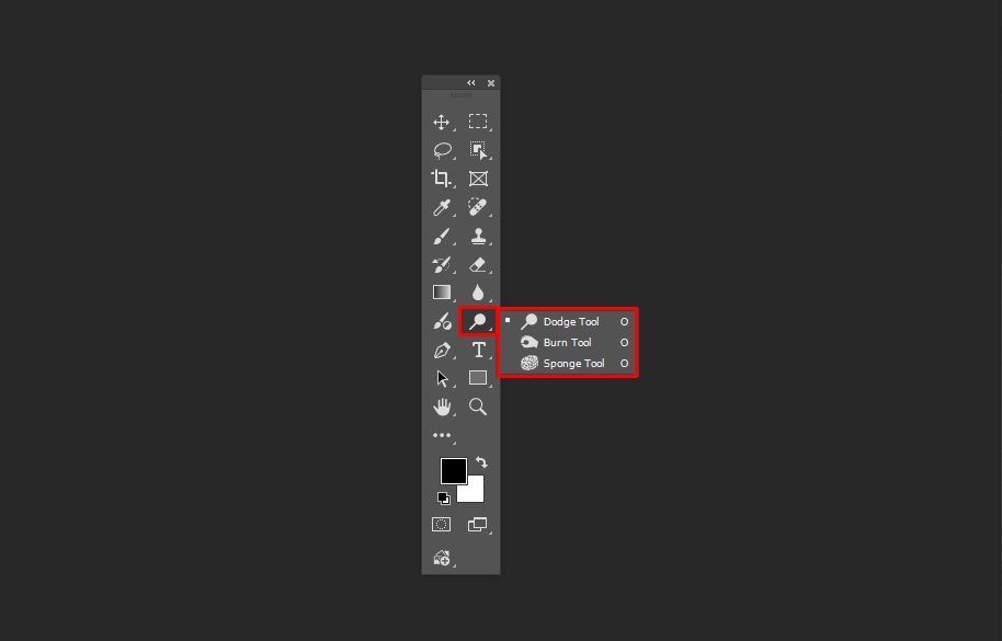 dodge and burn tool