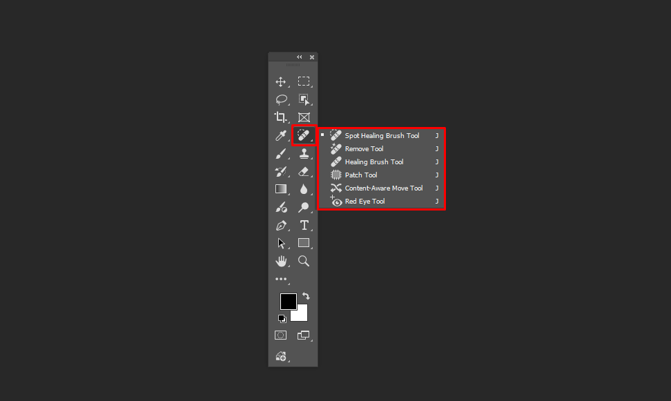 healing and retouching tool