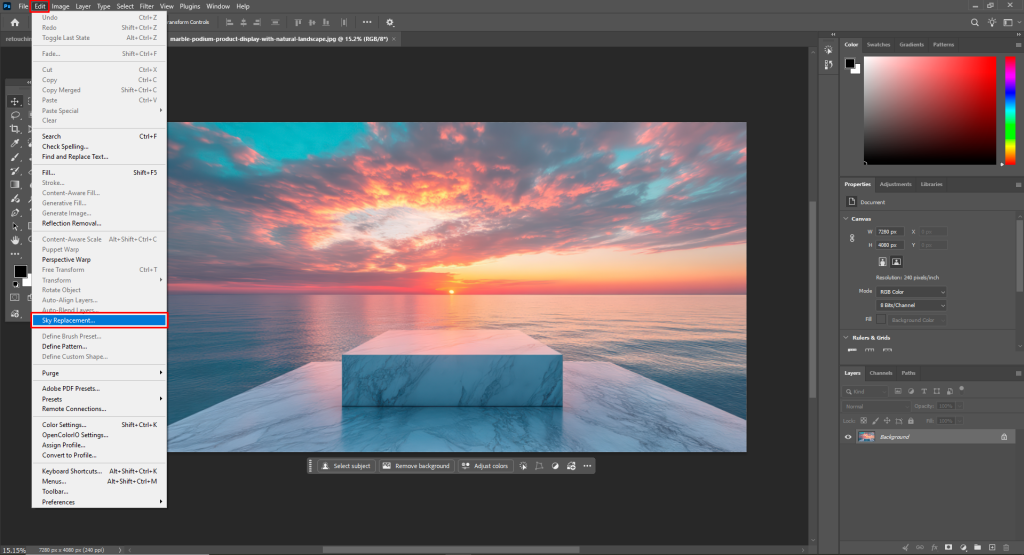 sky replacement 1