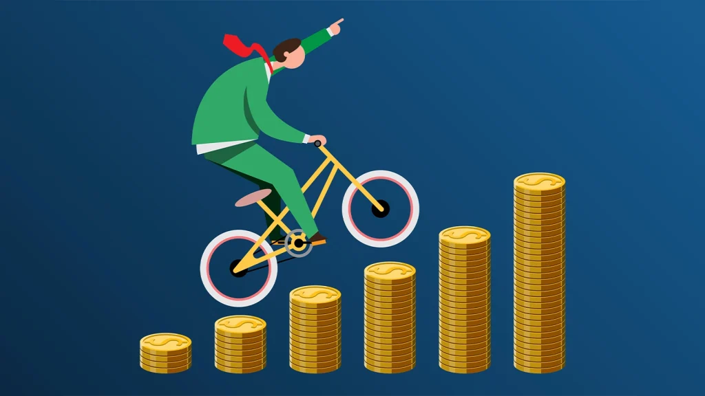 representing increasing cost comparison between 2D and 3D animation