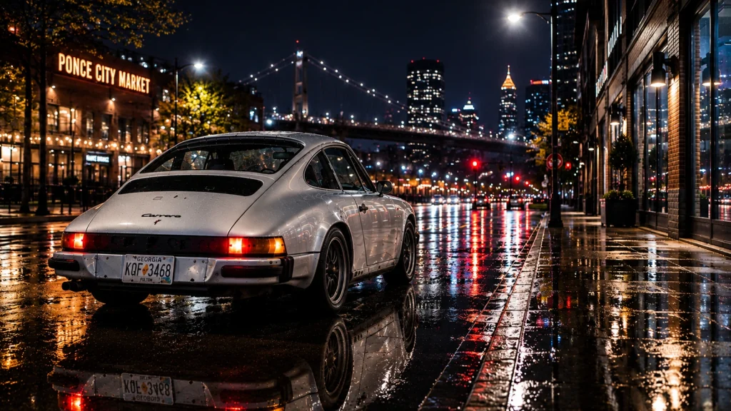 car photography reflections