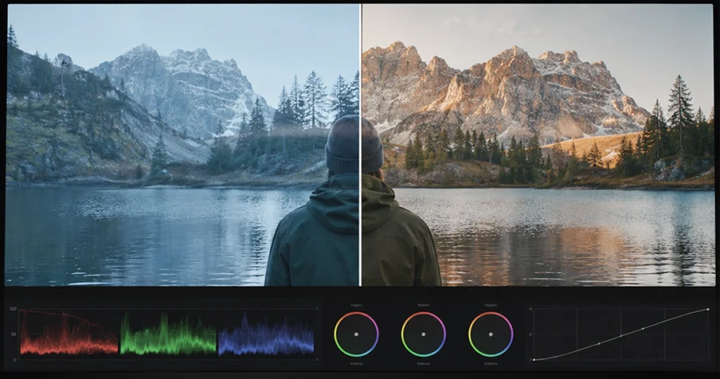 Editing problems caused by missing color correction