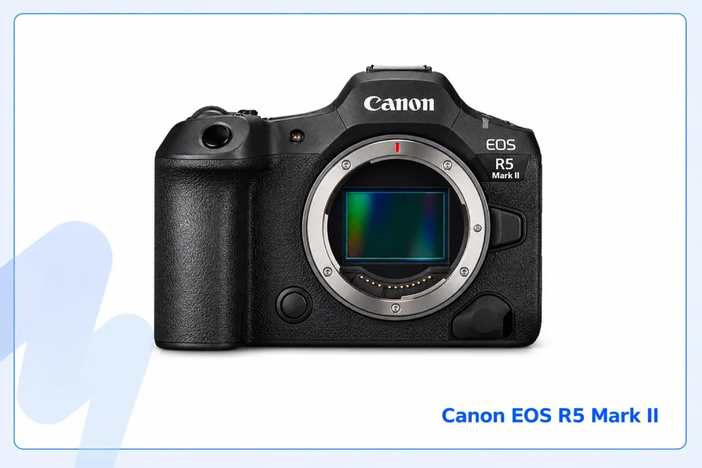 Canon EOS R5 Mark II mirrorless camera, the best overall camera for sports photography