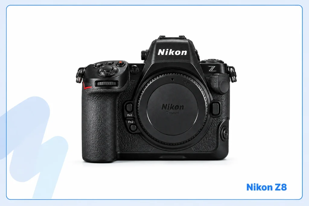 Nikon Z8 mirrorless camera body with flagship autofocus for sports photography