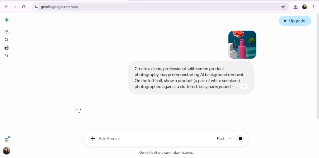 AI-powered automatic background removal for product images