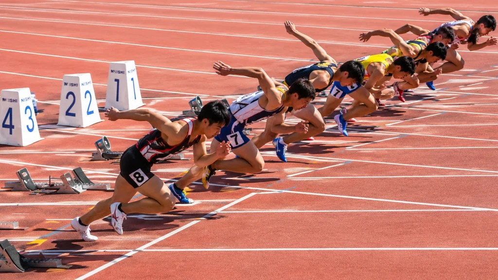 Burst mode and buffer settings for continuous sports photography