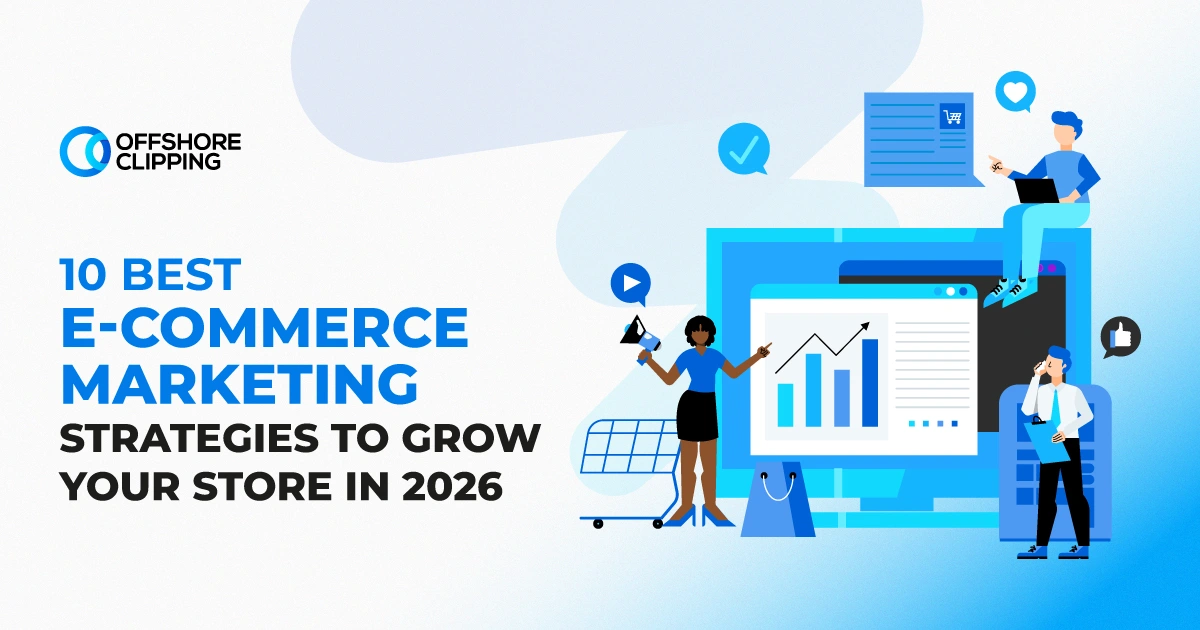 10 best e-commerce marketing strategies to grow your store in 2026 illustration